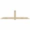 Ekena Millwork Eugene Rough Sawn Timber Gable Bracket, Douglas Fir, 108"W x 31 1/2"H x 2"D x 6"F, 7/12 Pitch GBW108X31X0206EUG00RDF - alternate 1